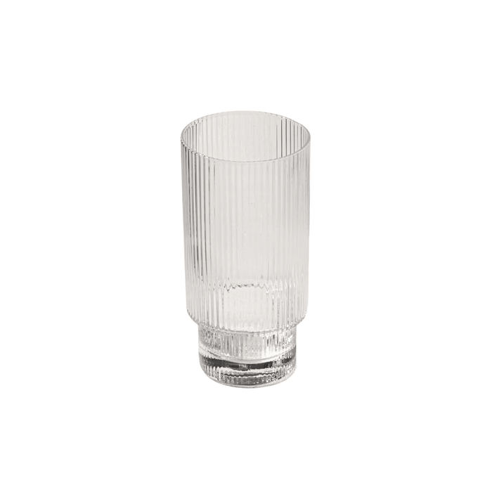 Kadra Kitchenware SHOP Malibu Ribbed Highball Glass