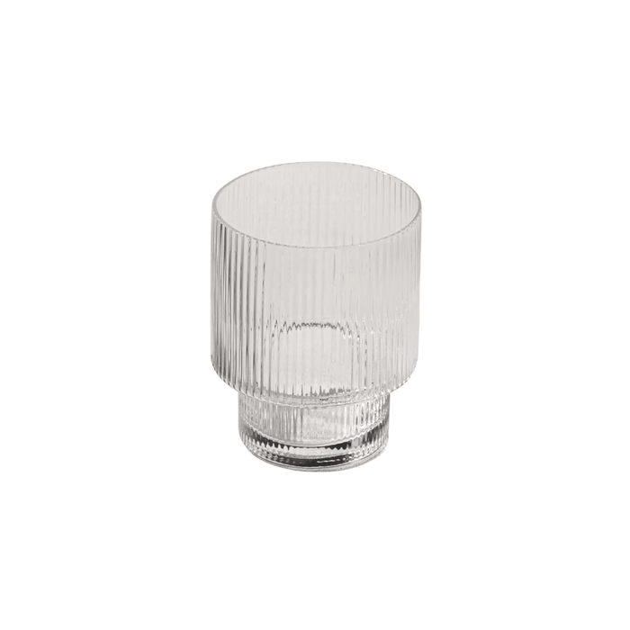 Kadra Kitchenware SHOP Malibu Ribbed Rocks Glass