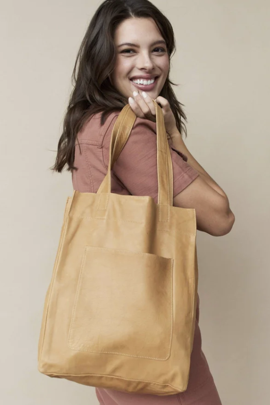 Margie Leather Tote