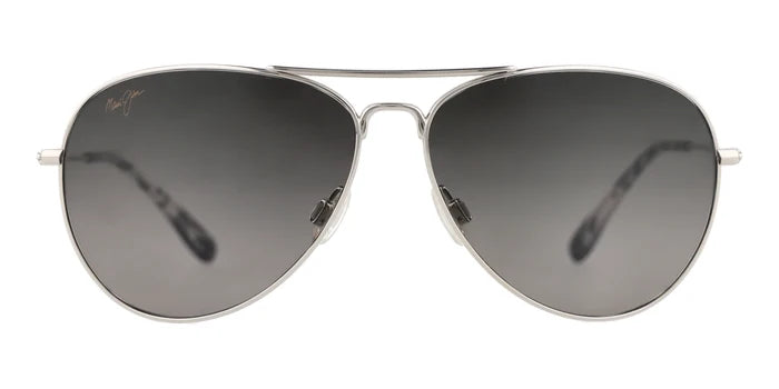 Maui Jim MJ264 MAVERICKS-Silver / Grey gradient