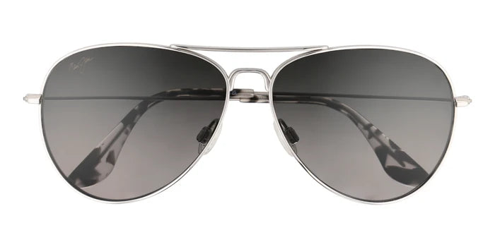 Maui Jim MJ264 MAVERICKS-Silver / Grey gradient