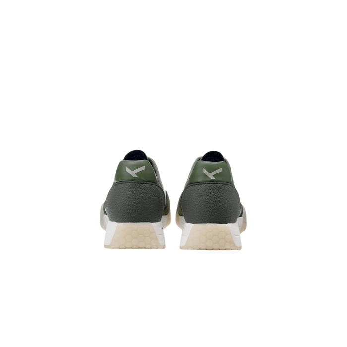 Keh-Noo SHOP Men's KM 9753 Sneakers, Military/Sand
