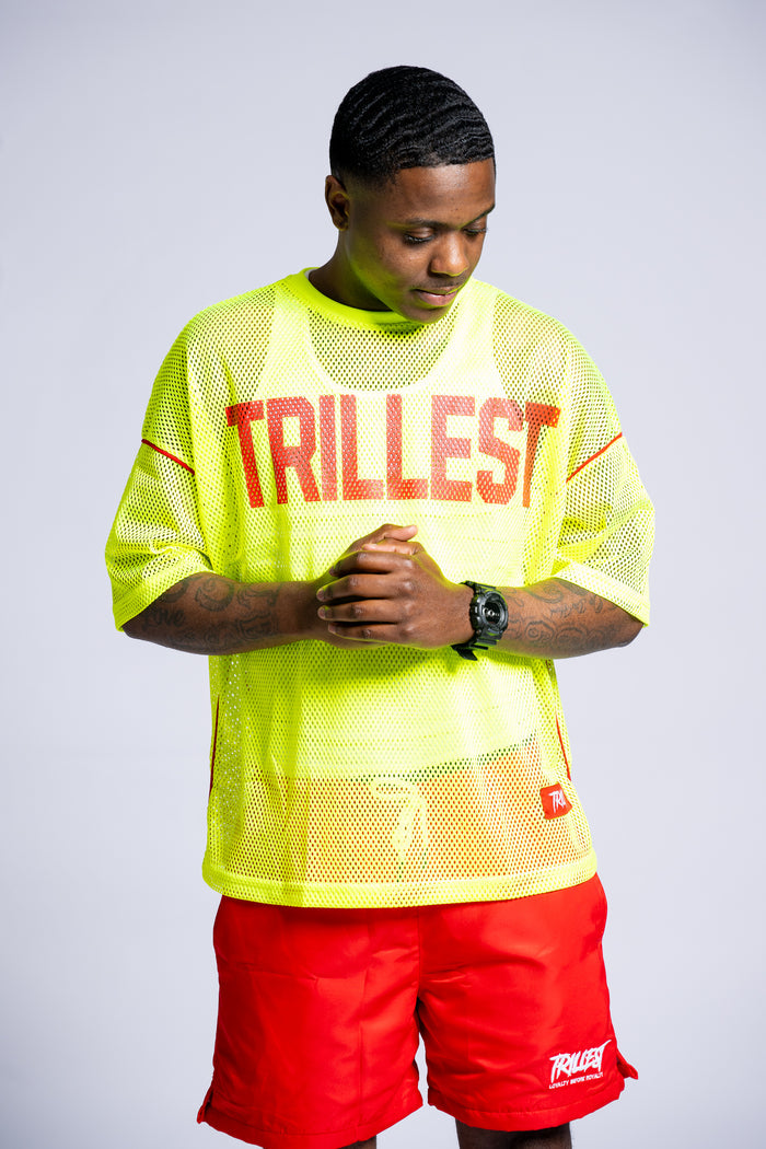 Mesh Stadium Jersey - Neon\Red