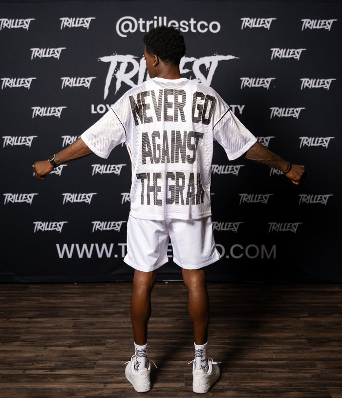 Mesh Stadium Jersey - White\Black