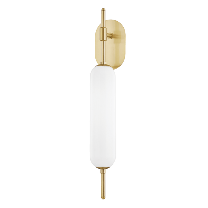 Hudson Valley Lighting Aged Brass Miley Sconce
