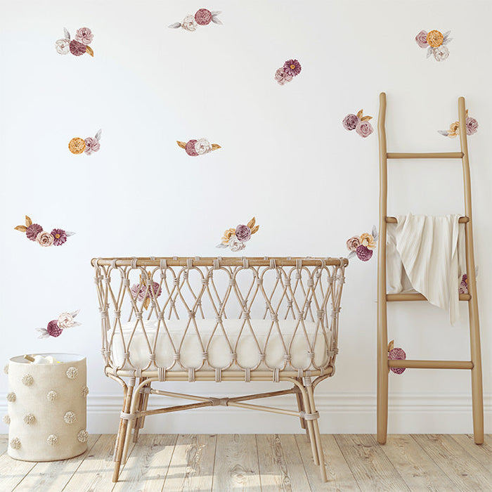 Mini Victoria Floral Wall Decals