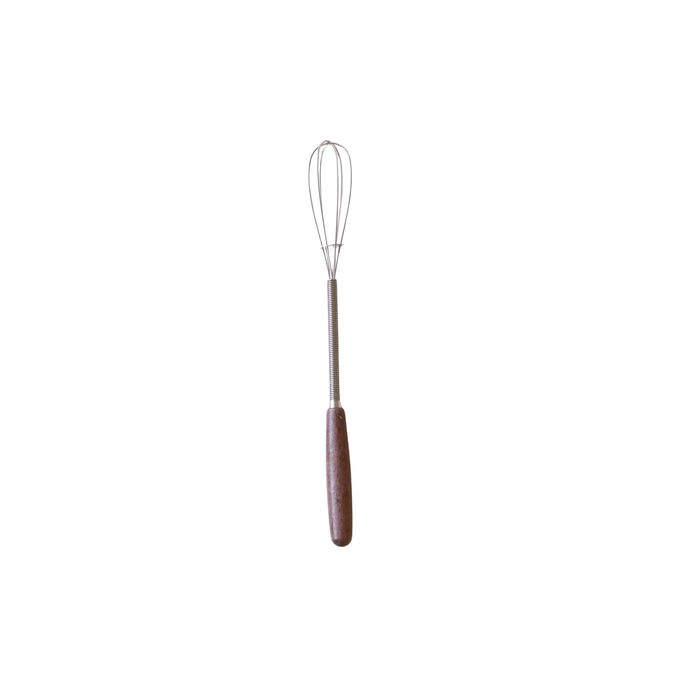 Fodory SHOP Large Mini Whisk with Wood Handle