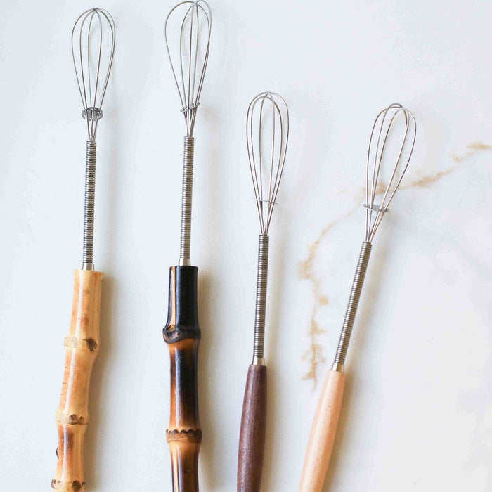 Fodory SHOP Large Mini Whisk with Wood Handle