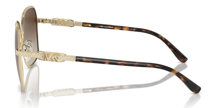 Michael Kors MK1145-Gold With Brown Lenses