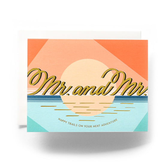 Modern Mr. & Mr. Card