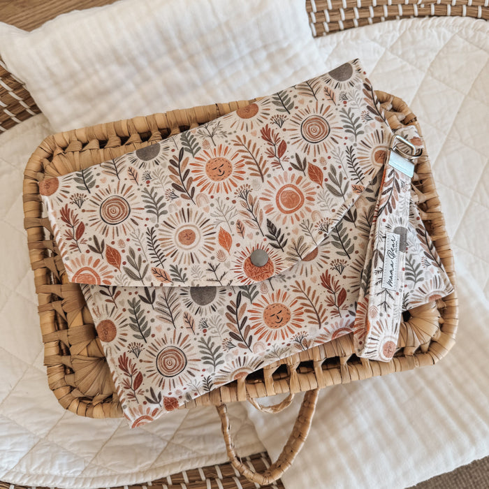 Nappy Wallet (with Zip Pocket) | Boho Sun