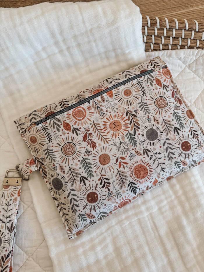 Nappy Wallet (with Zip Pocket) | Boho Sun
