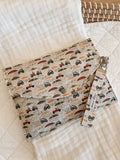 Nappy Wallet (with Zip Pocket) | Farm Fields