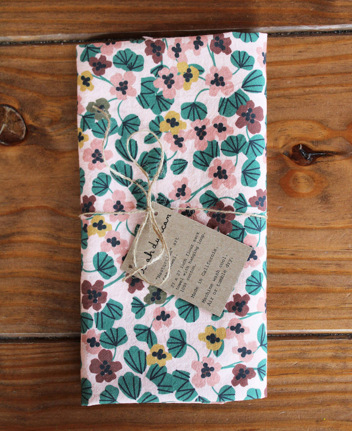 Leah Duncan Leah Duncan - Nasturtium Art Tea Towel