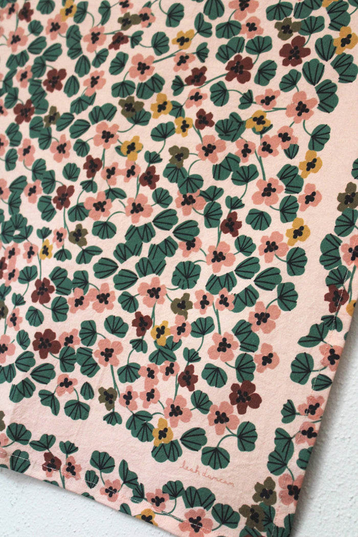 Leah Duncan Leah Duncan - Nasturtium Art Tea Towel