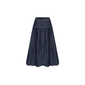 Studio D'aaRI SHOP Navy Yoke Shirring Skirt
