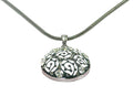 Necklace Chain and Pendant  Rhodium Plated Snake Design Chain with Extension #AR85010-4