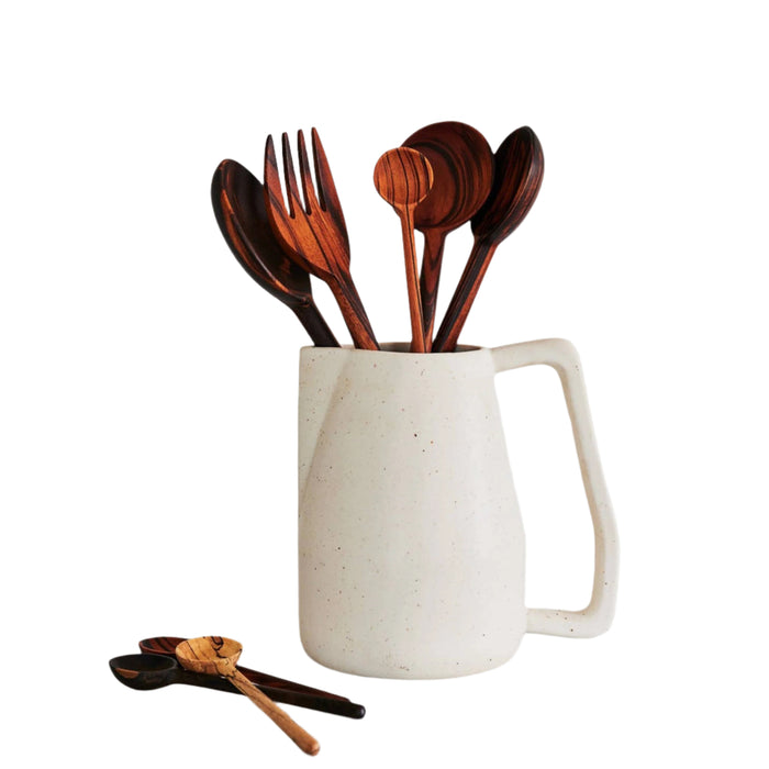 Bloomist Pottery Off-White Novah Pitcher