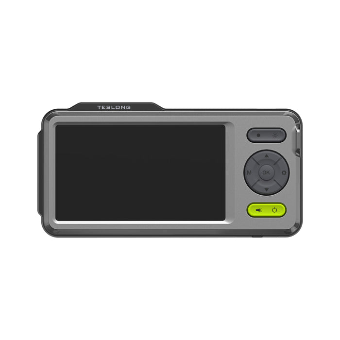 5-inch inspection camera monitor with color split-screen and black red housing