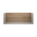 Ethnicraft Wall Decor White Oak U Shelf, Medium