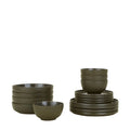 Hawkins New York Set of 16 Essential Dinnerware, Olive