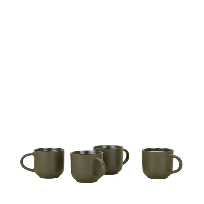 Hawkins New York Hawkins New York - ESSENTIAL MUG - SET OF 4, OLIVE