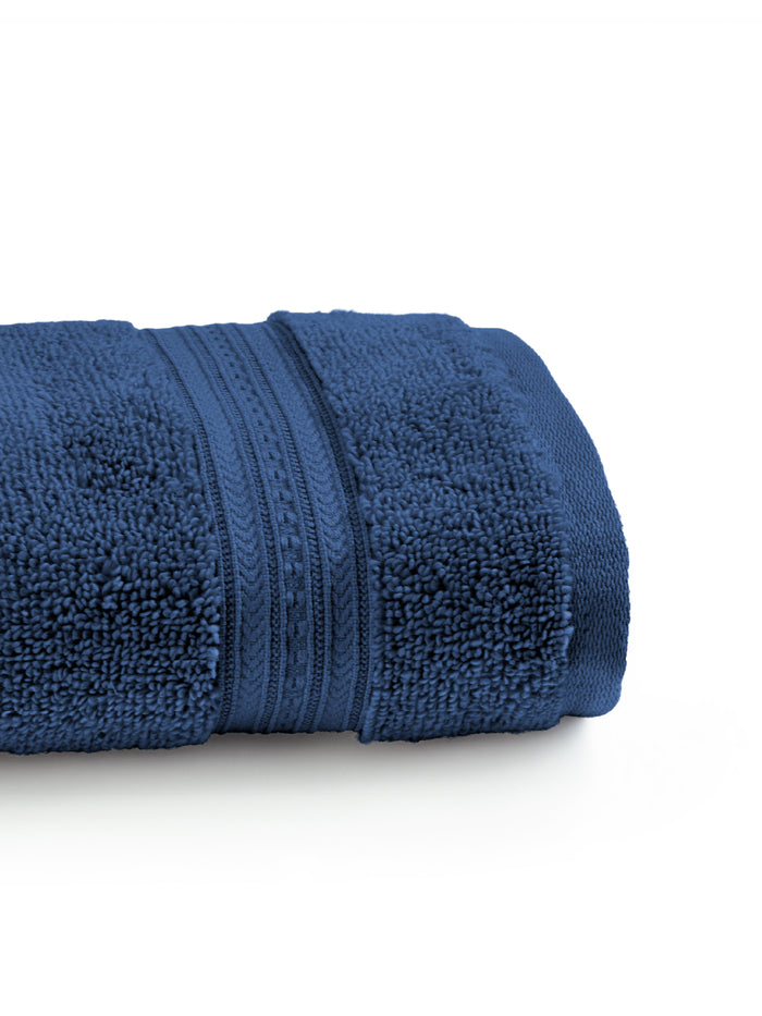 Opulent 100% Cotton Hand Towel, 550 GSM, Solid, Light Blue