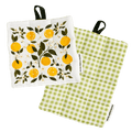 Paper Farm Press Paper Farm Press - Orange Orchard Pot Holder Set