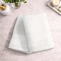 Organic Organic Cotton Hand Towel, 640 GSM, Solid, White