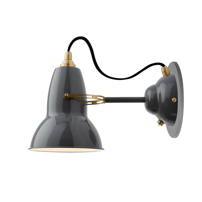 Anglepoise Lighting Elephant Grey Original 1227™ Brass Wall Light