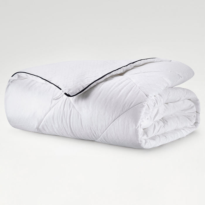 Orion 100% Cotton Double Quilt, 400 TC, Solid, White