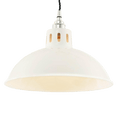 Mullan Lighting Lighting 100 cm (39.5") / Powder-Coated White Osson Industrial Factory Pendant Light