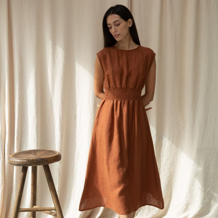 Beaumont Organic Clothing Ottillie May Linen Dress