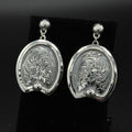 Oval Cutout Spot Earrings