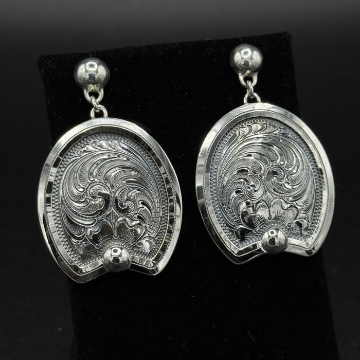 Oval Cutout Spot Earrings