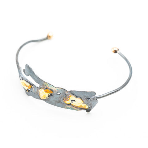 Oxidized Cloud Bracelet