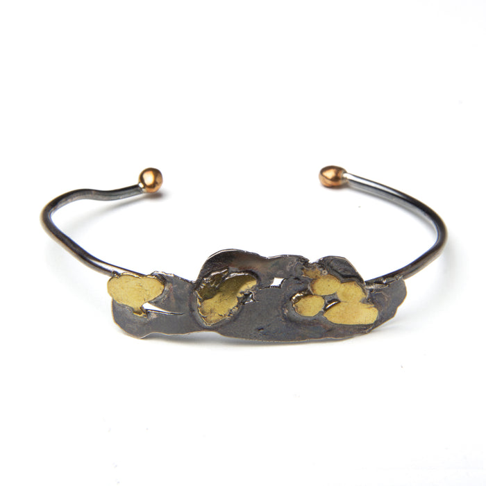 Oxidized Cloud Bracelet