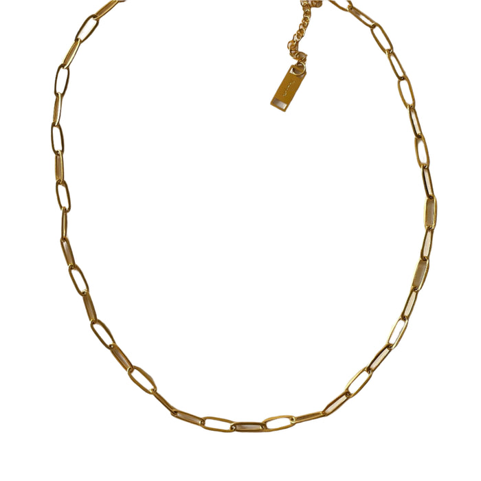 Namaste Jewelry Namaste Jewelry - Paperclip Necklace-Gold