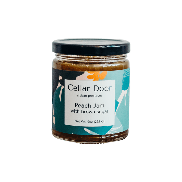 Cellar Door Preserves Food Peach Jam with Brown Sugar