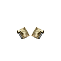 8.6.4 SHOP Pearl & Brass Stud Earrings