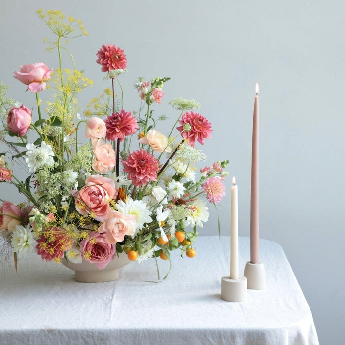 The Floral Society Candle Petal Taper Candles