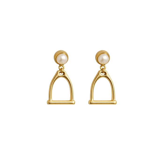 Brownstone Heritage SHOP Phoenix Stirrup Earrings