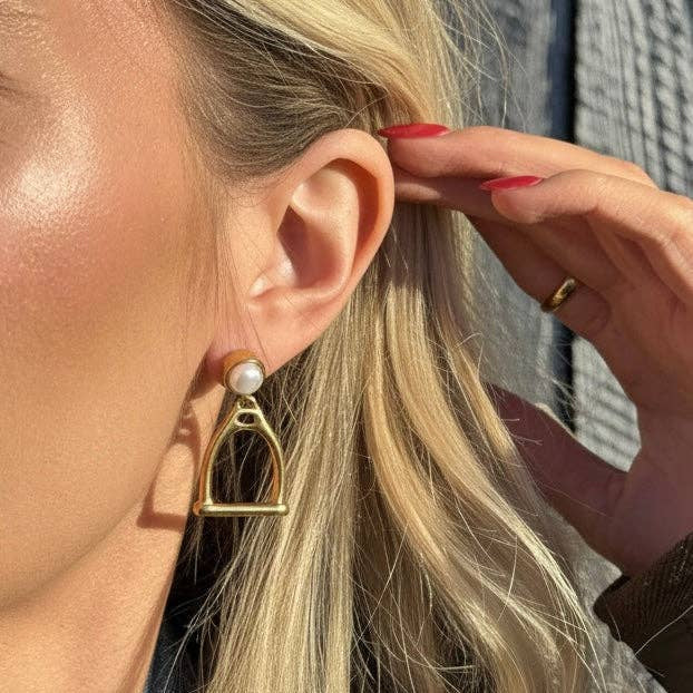 Brownstone Heritage SHOP Phoenix Stirrup Earrings