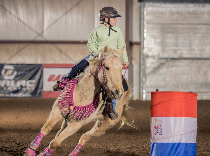Pink Tack set - Tiffanys Braided Tack LLC