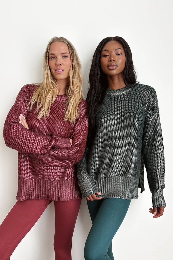 merlot shine sweater
