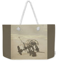 Plow in Blizzard Weekender Tote bag