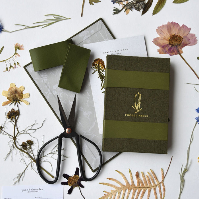 June & December SHOP Pocket Flower Press