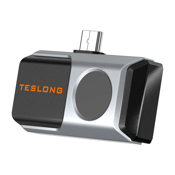 Pocket thermal infrared camera with USB-C for Android devices, black and yellow TTM260P