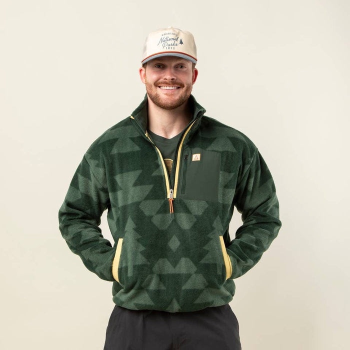 The Landmark Project Coats & Jackets Ponderosa Pine Half-Zip Fleece