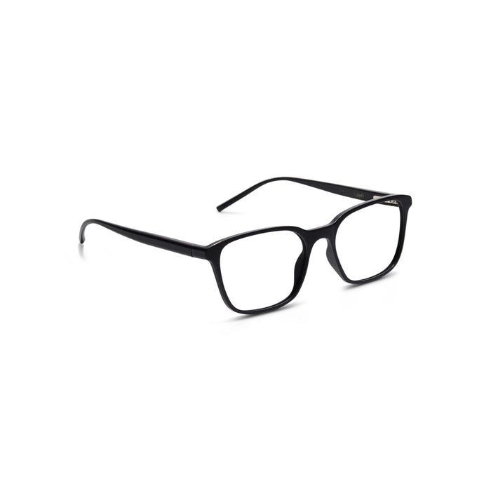 Practical Square Ultra-Lightweight 3D Printed Eyeglasses - Side View | LUKNFIL